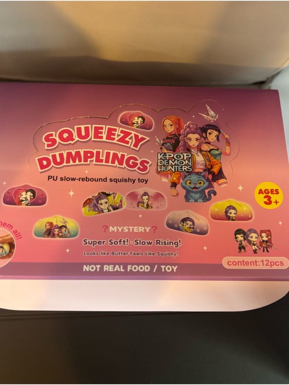 PU Squishy Toy - Pink KPOP Demon Hunters